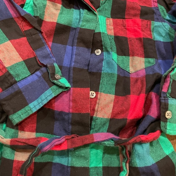 Steven Alan beautiful plaid shirt dress with tie size 6 - Picture 4 of 4